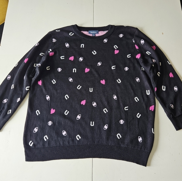 NWOT Modcloth 'I Love You' Sweater - Picture 6 of 7